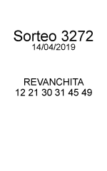  Número ganador 11 32 33 38 41 50 Fecha 14/10/2018 Sorteo 3220 Bolsa acumulada 50.2 Millones