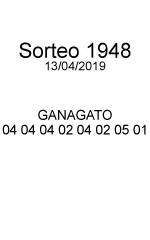  Número ganador 01 01 04 01 02 04 05 02 Fecha 13/10/2018 Sorteo 1870 Bolsa acumulada $1'180,000